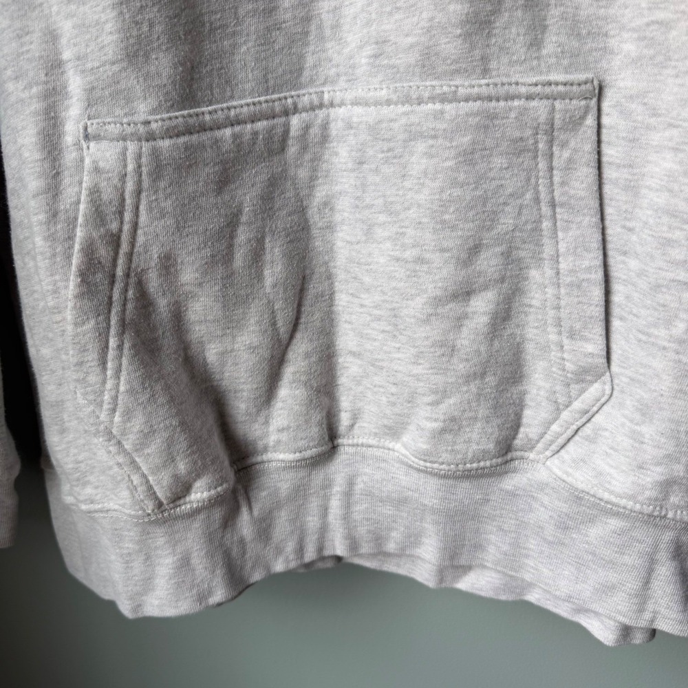 Cuffy's Gray Hoodie Cape Cod Sweatshirt Blue Print Size 2X - Picture 3 of 10